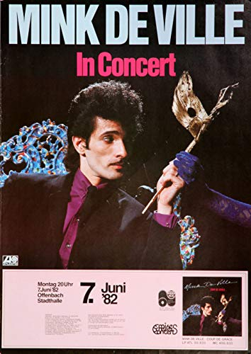 Premium Poster/Plakat | DIN A1 | Wanddeko | Live Konzert Veranstaltung » Mink de Ville - In Concert, Offenbach 1982 «