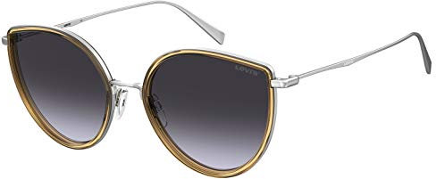 Levi's Gafas de sol LV 5011/S Cat Eye para mujer, color amarillo, 56 mm, 19 mm, Amarillo