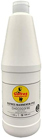 Chocolate Blanco - 1L- Salsa Chocolate Blanco Especial Para Gofres- Sin gluten- Manneken Pis