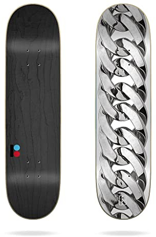 Plan B Kette, Silber, 20,3 x 80,3 cm, Deck Skateboard, für Erwachsene, Unisex, Mehrfarbig (Mehrfarbig), 20,3 x 80,3 cm