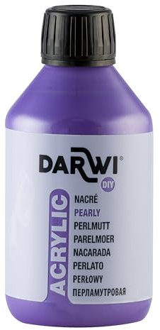 Darwi Pintura acrílica, Lila nacarada, 250 ml