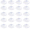 Pawfly 20-Pack Klare Saugnäpfe 2 cm PVC Kunststoff Saugnapf Sauger ohne Haken für Wohndekoration und Organisation Saugnapf Glasplatte Tisch