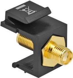 Delock Keystone Modul SMA Buchse > SMA Buchse schwarz