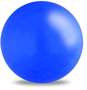 Treuheld® Kunststoff Piercing Kugel mit Gewinde | Farbe: Blau | Größe: 1,2 x 4 mm