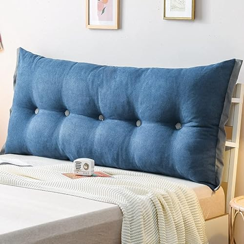 Lesekissen Rückenkissen, Bett-Rückenstütze Vollständiges King-Queen-Twin Stützkissen Weiches Rückenkissen Rückenlehne Keilkissen Rückenstütze Bett & Sofa (Color : I, Größe : 100x60cm(39x24inch))