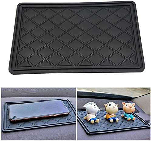 rutschfeste Matte, rutschfeste Auto-Matte für Armaturenbrett, rutschfest, aus Gummi für Armaturenbrett, rutschfest, für Handy, 20 x 12 cm, 1 Stück