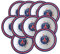 Paris Saint-Germain 10 x Bol PSG - Micro ondable - Collection Officielle 16 cm