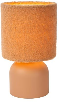 LUCIDE WOOLLY - Tischlampe - Ø 16 cm - 1xE14 - Ockergelb