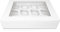 FALGUN 10 x Premium White 12 Hole Cavity Cupcake Boxes with Window and Inserts - (Rounded Inserts)