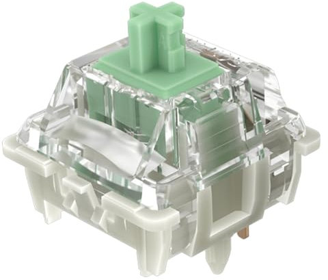 Gateron Baby-Känguru-Tastaturschalter 2.0, schwere taktile RGB-LED, 5-polig, 22 mm, zweistufige Federvorgeschmierung, Schalter für mechanische MX-Tastatur (72 Stück)