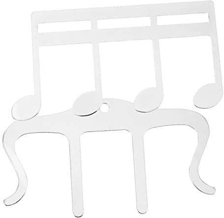 ibasenice 2pcs Metal Music Book Clips Music Holder Clips Music Note Book Clamp for Piano Sheet Keyboard Sheet Note Holder Page Score Score