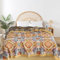 Shesyuki Boho Throw Decke für Bett - 100% Reine Bio-Baumwolle Ultra Soft Rustic Quilt - Bauernhof Dekor Bettdecken, alle Saison rustikalen werfen für Sofa Couch Stuhl (60 × 80, Boho Flover)