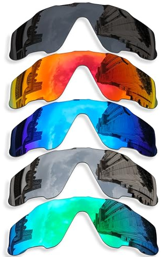 Betterun Polarisierte Ersatzgläser für Oakley Jaw-breaker OO9290 Sonnenbrille, kratzfest und schlagfest, 5 Stück