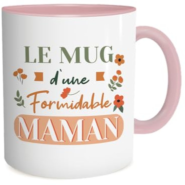 STC Mug rose formidable maman