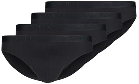 Skiny - Basic - Slip/Unterhose - 4er Pack (XXL Schwarz)