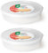 Tradineur - Pack de 2 Fiambreras Redondas para tortillas - Capacidad de 2 Litros - Fabricado en plástico - Apto para microondas y congelador - Ø 24,5 x 6,5 cm