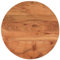 Tischplatte Rund Holzplatte Ersatzplatte Massivholzplatte Holztischplatte Holz Platte für Heimwerker, Arbeitsplatten, Ø40x3,8 cm Massivholz Akazie