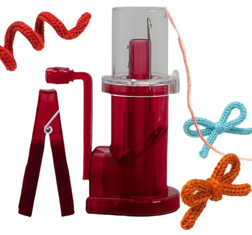 Máquina De Tejer Francesa, Máquina Punto Punto Cordón, Máquina Trenza Cuerda Con Manejo A Mano, Herramienta Tejer Doméstico, Tejedor Manual, Mini Herramienta Coser Para Pulsera