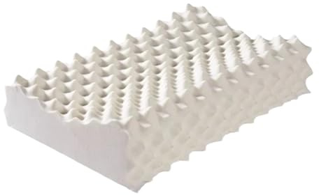 FJOADNVM Latex Kissen Orthopädische Kissen aus Naturlatex, Massage, Schlafen, Thailand, Latexkissen, Nackenschutz, Halswirbelsäule, langsamer Rückprall, Memory-Schaum-Kissen(35x55cm)
