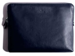 Harber London - Custodia in Pelle per iPad | Compatibile con iPad PRO 11 (2018/2024/M5-2025) - Nuovo | Blu Navy | Realizzata a Mano con Materiali certificati durevoli ed ecocompatibili