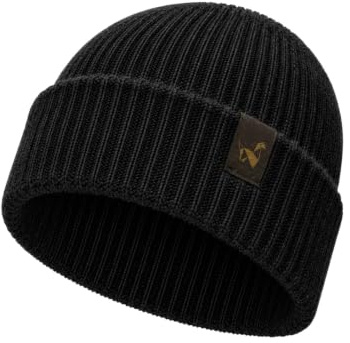 Kremstal Alpakahof Alpaka Mütze | 100 % Alpakawolle | Doppelt gestrickt | 2 Größen | Haube Unisex | Fair Trade | warm & weich, atmungsaktiv & hypoallergen | Wintermütze