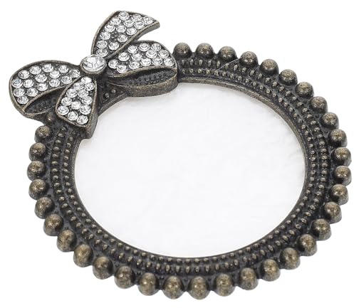OSALADI Plaque de Mélange de Pigments avec Cadre Vintage Noir en Résine et Alliage de Zinc Surface Lisse et Finition Soignée pour Manucure pour Fête de Maquillage