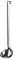 Pintinox Mestolo Forato in Acciaio Inox 18/10, Lunghezza 61,5 cm