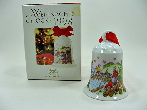 Hutschenreuther - Weihnachtsglocke -Flößerlandschaft von 1998 (30)