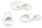 NaturSchatulle Karabinerverschluss 100% Sterling Silber 925 I 3 Stück Schmuckverschluss 12mm Karabinerhaken Kettenverschluss Basteln Schmuckherstellung