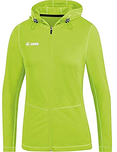 JAKO Run 2.0 Kapuzenjacke Damen Gruen, 44 Damen