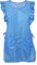 Chasuble Kasack Überwurf Schürze Dederon Nylon Nostalgie Rüsche einfarbig, Größe:M (42-44), Farbe:türkis