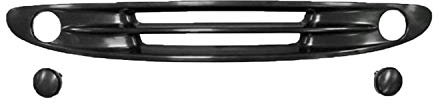 Griglia radiatore anteriore nera liscia, compatibile con MERCEDES SMART FORTWO dal 05/2002 al 02/2007