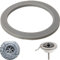 Junta de repuesto para válvula de desagüe de fregadero, 1 x, para válvula de desagüe de Ø 62,5 mm - 1 1/4 pulgadas, reparar en lugar de desechar, 1 junta de repuesto, para válvula de desagüe de cocina