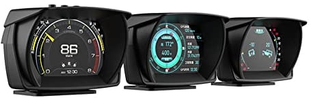 Auto HUD Head Up Display, Multifuction OBD2 Smart Meter, OBD Smart Gauge Auto Digitaler Tachometer für Auto mit OBD II Schnittstelle