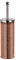 Berlinger Haus Rose Gold Toilettenbürste 40 cm für Badezimmer, Bürstenhalter Edelstahl, Spritzwassergeschützte Klobürste, Tragbarer Bohrfreier Klobürstenhalter, Metallic Line Modern Design Roségold