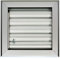 Griglia di Ventilazione in Alluminio con Alette curve che Vengono Spostate Tutte Insieme Nella Posizione Superiore 15 x 15 cm, Centrale o Inferiore per Dirigere di Conseguenza il Flusso d'Aria.