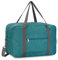 für Ryanair Handgepäck 40x20x25 & Handgepäck Tasche für Flugzeug - Faltbare Reisetasche Damen & Weekender Damen - Handgepäck Koffer 20L (Blau Grün (mit Schultergurt))