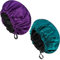 Fuyamp 2 Packs Satin Sleep Cap Shower Cap,Adjustable Silky Sleep Bonnet for Women Long Curly Hair, Double-Sided Waterproof Satin Bath Cap Hair Cap for Women Sleeping Bathing(Purple+Lake Green)