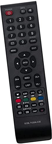 Remplacer Télécommande adaptée à Chiq United OK. Saba Changhong NPG Kunft 32G4500 L32D5T LED20E2000ST2 LED32E2200T2 LED32E2300H LED40D2100T2 LED40D2200ST2 28DCG200013 28DCG220014 ODL28671H-TB