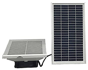 Cooling Fan 58CFM SOLAR WALL FAN 7W EXHAUST VENTILATOR EXTRACTOR For MACHINE For SHED CONTAINER