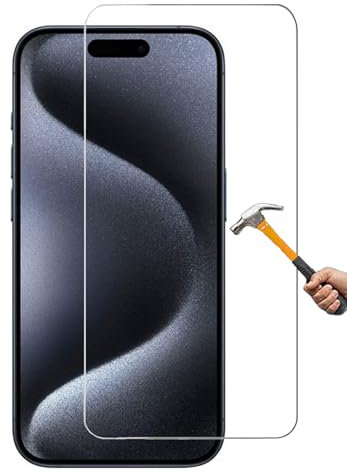 ino Schutzglas kompatibel mit iPhone 15 Pro Panzerglas Schutzfolie Panzerfolie Displayschutzglas Schutz Glasfolie Displayglas 9H 15pro