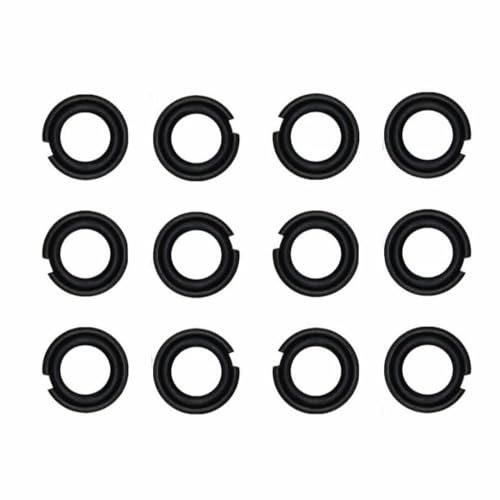 ZLLITONS 12 sets of 3/8 Impact Retaining Ring,Square Drive Socket Retainer Ring Clip with O-Ring Or Type Impact Wrenchs