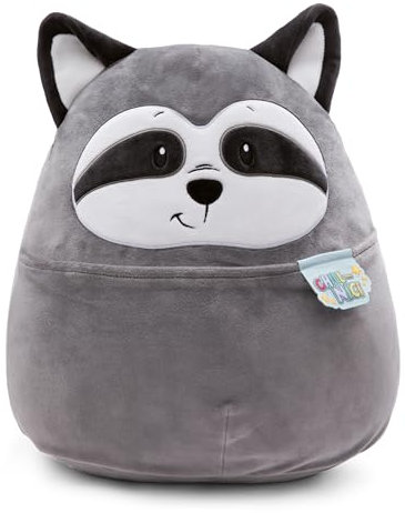 NICI Kuscheltier Chill-NICI Waschbär 30cm I Flauschiger Plüschtier Waschbär mit Schwänzchen für Mädchen, Jungen & Babys I Knuddeliges Stofftier – 49890
