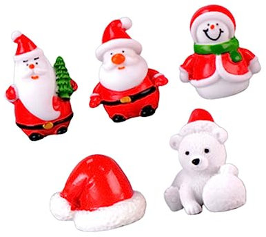 Yardenfun 5stücke Harz Weihnachtspuppen Harzornamente Schreibtischschmuck Für Weihnachten Weihnachtspuppe Dekoration Für Zuhause Büro Party Schlafzimmer Restaurant