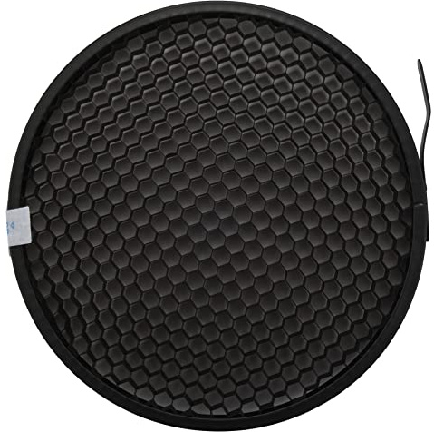 Knadgbft Photo Studio 16,8 cm Grille nid d'abeille 60 degrés pour diffuseur réflecteur standard 17,8 cm