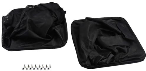 Molloparts AM122416 AM101602 Lot de 2 sacs de gazon compatibles avec John Deere Sabre 1338G 1538H 1546G 1638HS Tracteur D100 D105 D110 D120 D125 D130 D140 D150 D155 Compatible avec moteur Kawasaki FC.