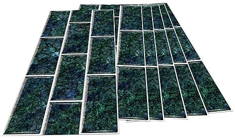 Zerodeko 6stücke Teiliges Wasserdichtes Selbstklebendes Küchenrückwand-wallpaper Retro-fliesenoptik Öl Und Schmutzabweisend Für Einfache Und Pflege Für Arbeitsplatten Und Waschbecken