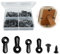 200Stk Bildaufhänger für Rahmenbilder, Rahmen Bild Drehknopf, Rahmendrehknopf, Bild Hängen Kit, Bildaufhänger für Rahmenbilder und Schrauben, Bilderrahmen Zubehör für Haus, Galerie, Büro ( 2 Größen）