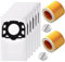 Filter Staubbeutel Zubehör für Kärcher WD2 Plus WD3 WD3P WD 3 Battery WD 3 Premium MV3 Staubsauger KFI 357 KFI 3310 Nass Trockensauger Ersatzfilter Ersatzteile (6 Beutel + 2 HEPA Filter)