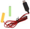 YIZITU USB Zu-3-V Batterie Adapterkabel Ersetzt 2 X V LR6 AA Batterien